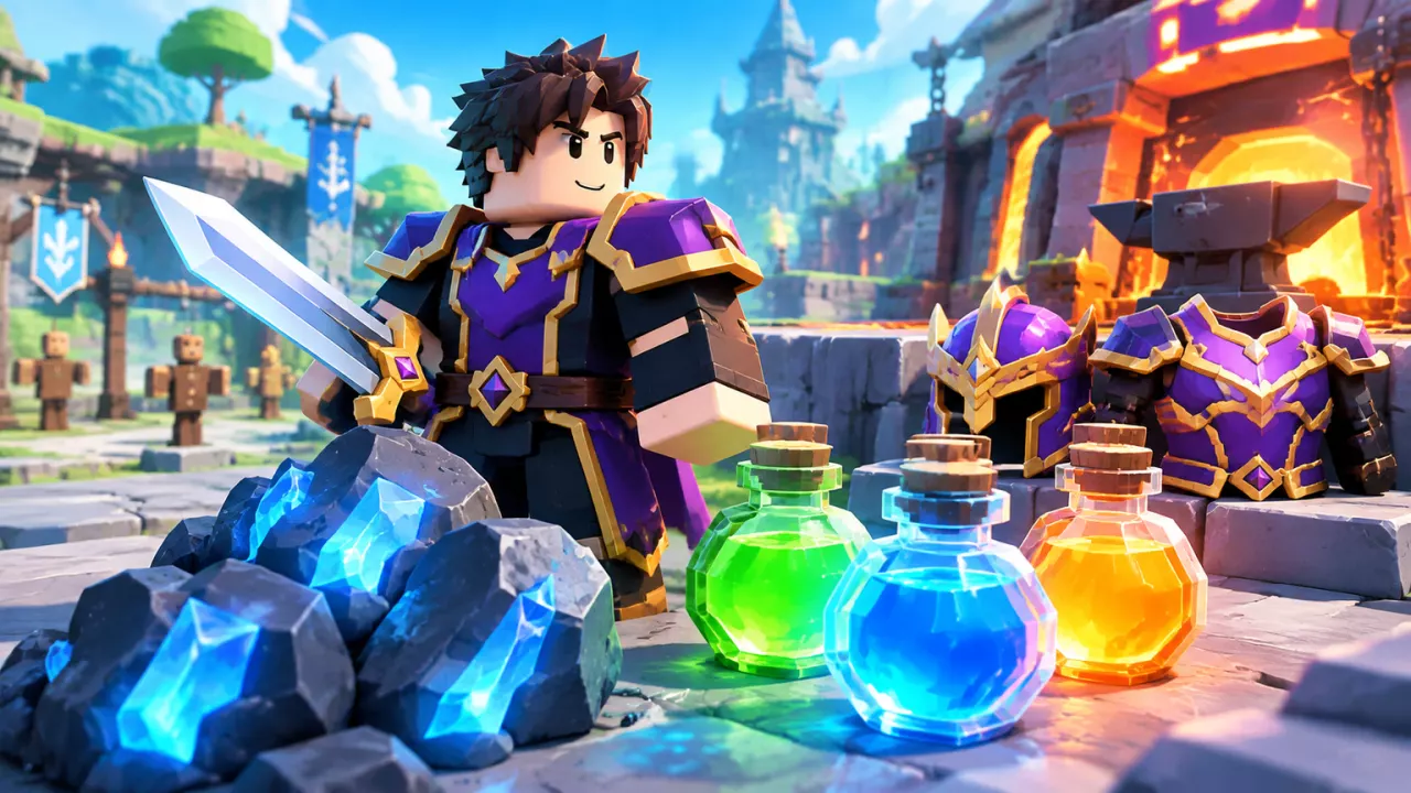 Shop Boosts, Potions, and Bundles — illustrated cover