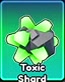 Toxic Shard with pale green crystals.