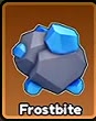 Frostbite ore with blue crystal blocks.