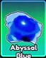 Abyssal Blue with a pale outer edge.