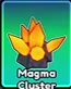 Orange-yellow Magma Cluster.