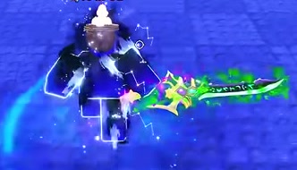 Void-Elf character viewed from behind, with a dark blue body and glowing starry effects.