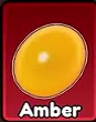 Smooth orange-yellow Amber.