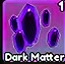 Dark Matter fragments with purple edges.