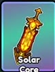 Solar Core with a glowing orange-gold blade.