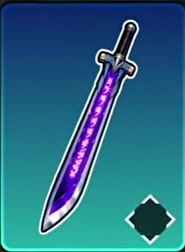 Void Rifter with glowing purple blade markings.