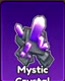Purple Mystic Crystal cluster.